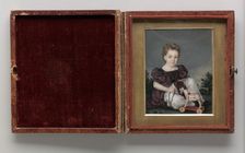 Portrait of a Boy, ca. 1840. Creator: Miss Leland