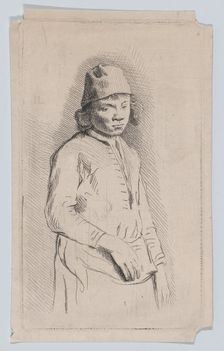 Portrait of a boy. Creator: Anon