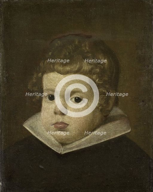 Portrait of a Boy about three years old, possibly Prince Balthasar Carlos, Son of the..., 1632-1650. Creator: Anon.