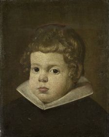 Portrait of a Boy about three years old, possibly Prince Balthasar Carlos, Son of the..., 1632-1650. Creator: Anon