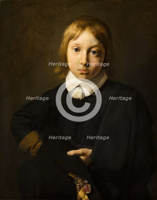 Portrait of a Boy, Aged Six, 1654. Creator: Jan de Bray.