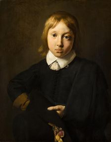 Portrait of a Boy, Aged Six, 1654. Creator: Jan de Bray