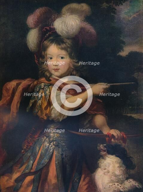 'Portrait of a Boy as Adonis', c1670 (c1927). Artist: Nicolaes Maes.