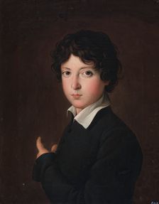 Portrait of a Boy, between c1822 and c1825. Creator: Zacarias Gonzalez Velazquez