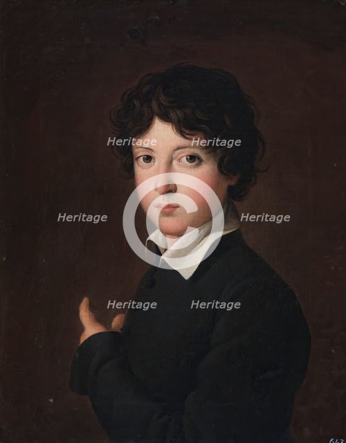 Portrait of a Boy, between c1822 and c1825. Creator: Zacarias Gonzalez Velazquez.