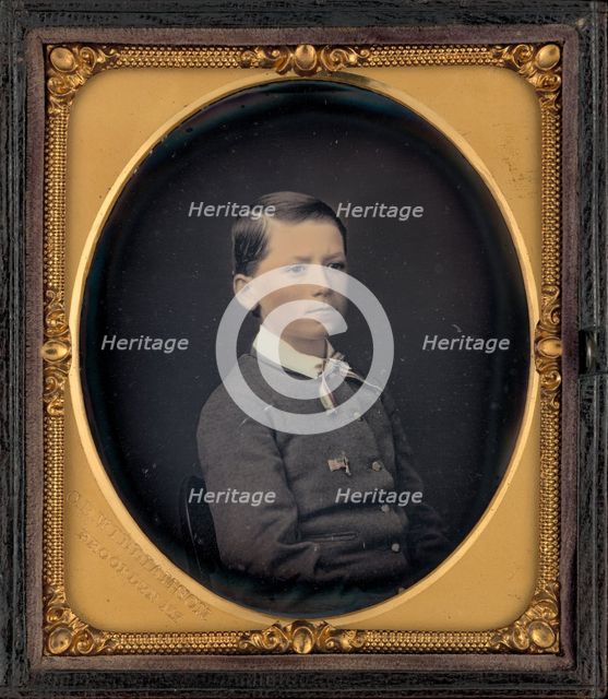 Portrait of a Boy, c. 1858. Creator: Charles H. Williamson.