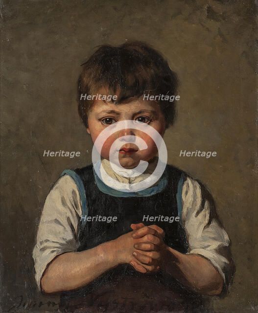 Portrait of a Boy, c1900s. Creator: Jenny Nystrom.