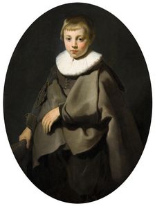 Portrait of a Boy in Grey, c1630-1650. Creator: Jacob Adriaensz. Backer