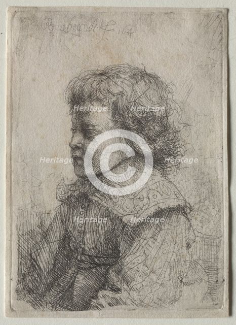 Portrait of a Boy in Profile, 1641. Creator: Rembrandt van Rijn (Dutch, 1606-1669).