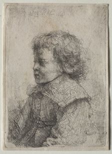 Portrait of a Boy in Profile, 1641. Creator: Rembrandt van Rijn (Dutch, 1606-1669)