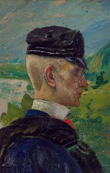 Portrait of a Boy. Study for Morning Prayers. Creator: Carl Larsson