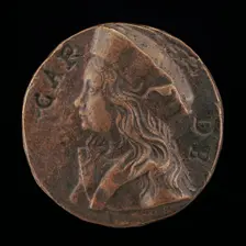 Portrait of a Boy, Perhaps a Member of the Carrara Family [obverse], c. 1500. Creator: Unknown