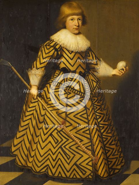 Portrait of a Boy with a Kolf Club, 1631. Creator: Wybrand Simonsz. de Geest the Elder.