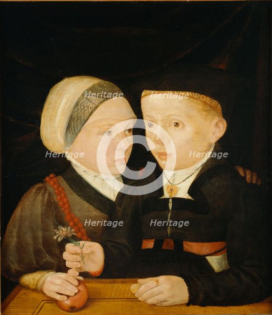 Portrait of a brother and a sister, also known as Fugger children, c.1540.