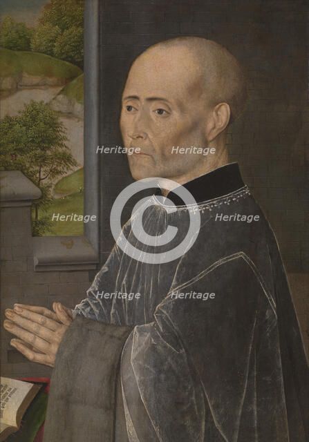 Portrait of a Canon, 1475-1499. Creator: Anon.