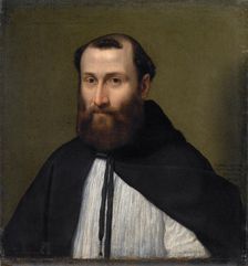 Portrait of a Canon of the Lateran, 1556. Creator: Anguissola, Sofonisba (ca. 1532-1625)