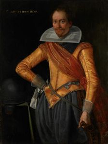 Portrait of a Captain with the Surname Ripperda, c.1615-c.1620. Creator: Anon
