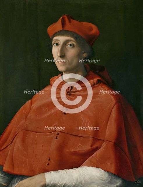 Portrait of a Cardinal, between 1510 and 1511. Creator: Raphael.