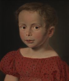Portrait of a child, 1822. Creator: Christian Albrecht Jensen