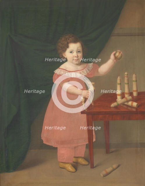 Portrait of a child, 1822. Creator: Johan Anton Bech.