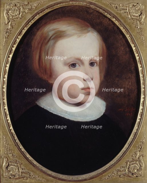 Portrait of a child, 1840. Creator: Ary Scheffer.