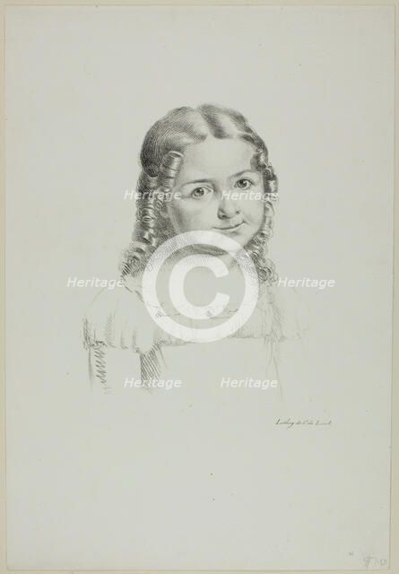 Portrait of a Child, c. 1816. Creator: Charles-Philibert de Lasteyrie.