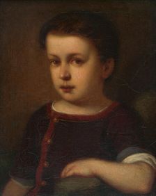 Portrait of a child, c1865. Creator: Gyula Benczúr