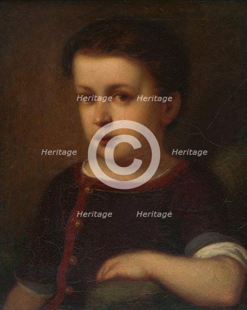 Portrait of a child, c1865. Creator: Gyula Benczúr.