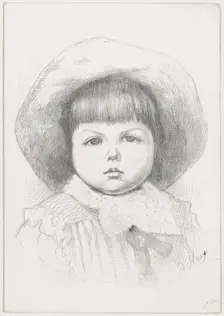 Portrait of a Child (Cyril Nast?), after 1879., after 1879. Creator: Thomas Nast
