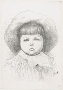 Portrait of a Child (Cyril Nast?), after 1879., after 1879. Creator: Thomas Nast