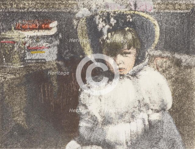 Portrait of a child. From the portfolio: Robert Demachy,c1890-1914. Creator: Robert Demachy.