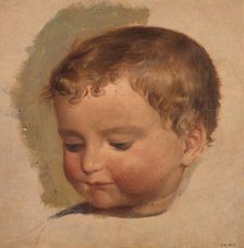 Portrait of a Child, probably 1847. Creator: Adolph Tidemand
