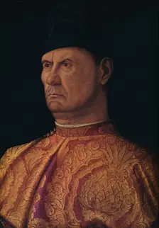 Portrait of a Condottiere 1475-1480. Artist: Giovanni Bellini