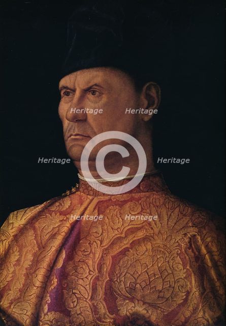 'Portrait of a Condottiere', 1475-1480. Artist: Giovanni Bellini.