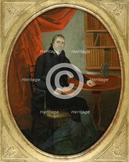 Portrait of a Connecticut Clockmaker, ca. 1800. Creator: Ralph Earl.