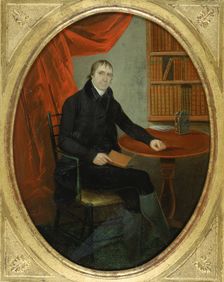 Portrait of a Connecticut Clockmaker, ca. 1800. Creator: Ralph Earl