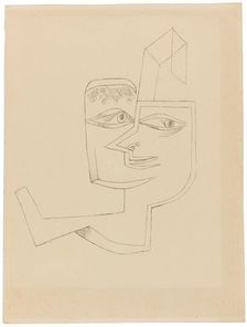 Portrait of a cool woman, 1919. Creator: Klee, Paul (1879-1940)