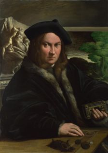 Portrait of a Collector, c. 1523. Creator: Parmigianino (1503-1540)