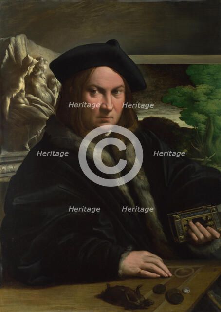 Portrait of a Collector, c. 1523. Creator: Parmigianino (1503-1540).