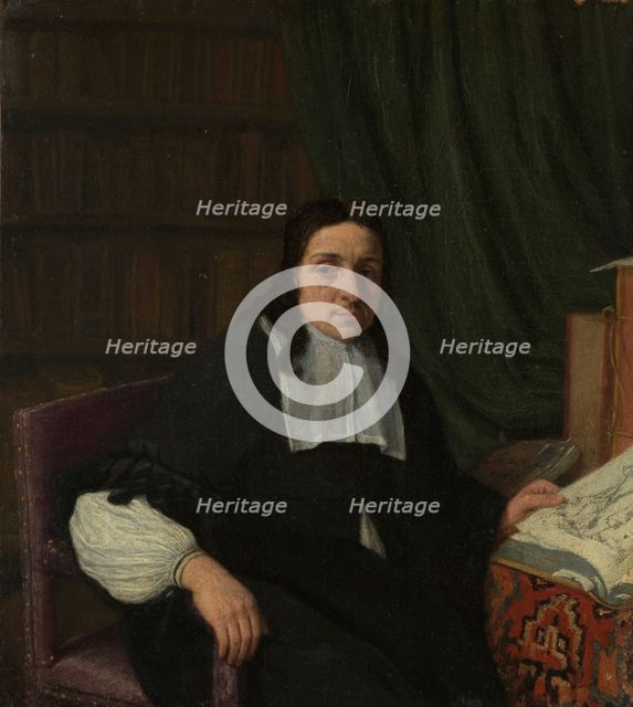 Portrait of a Collector, possibly Constantijn Sennepart (1625-1703), c.1665. Creator: Adriaen van Ostade.