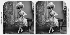 Portrait of a costumed woman, early 20th century.Artist: Aristophot