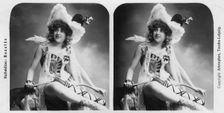 Portrait of a costumed woman, early 20th century.Artist: Aristophot