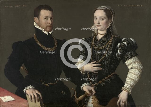 Portrait of a Couple, c. 1580-1588. Creator: Unknown.