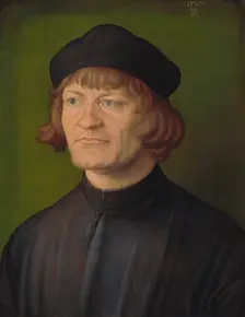 Portrait of a Clergyman (Johann Dorsch?), 1516. Creator: Albrecht Durer