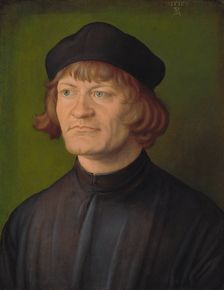 Portrait of a Clergyman (Johann Dorsch?), 1516. Creator: Albrecht Durer