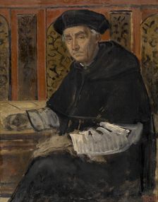Portrait of a Cleric, c1860s. Creator: Jan August Hendrik Leys