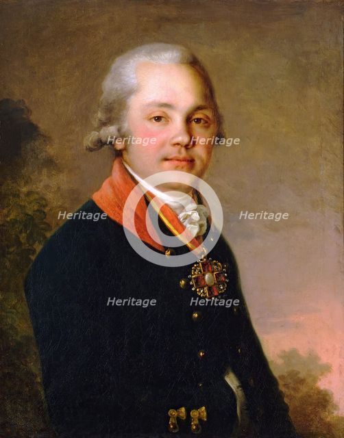 Portrait of A.D. Arsenyev, 1796. Creator: Vladimir Borovikovsky.