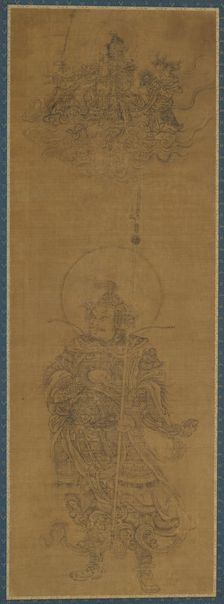 Portrait of a Deva King, 14th century. Creator: Unknown
