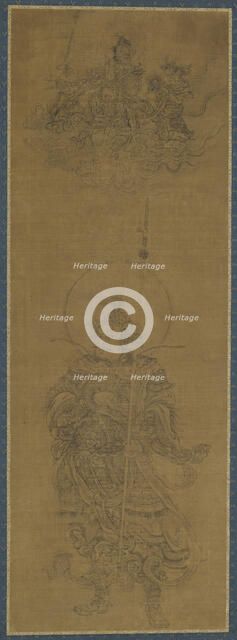 Portrait of a Deva King, 14th century. Creator: Unknown.