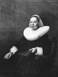 'Portrait of a Dutch Lady, after Bartholomew Van Der Helst 1891. Creator: Bartholomeus van der Helst